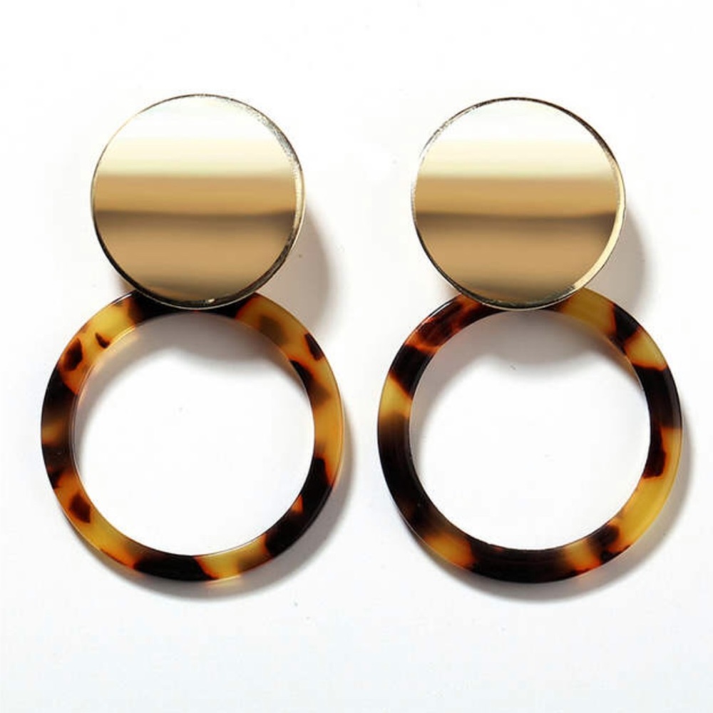 Trendy Gold Earrings